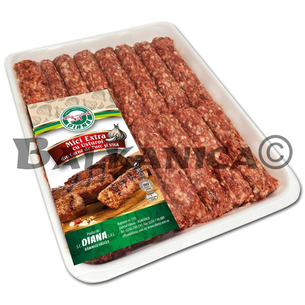 1 KG SAUSAGE WITHOUT SKIN (MICI) EXTRA PORK VEAL WITH GARLIC DIANA