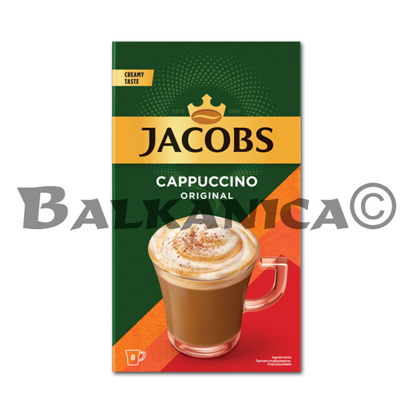 PACOTE (8 X 11.6 G) CAPPUCHINO ORIGINAL JACOBS