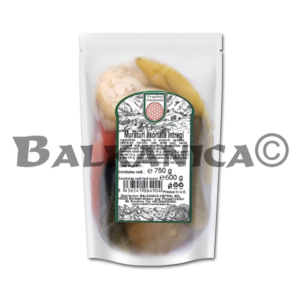 600 G MURATURI ASORTATE INTREGI (PUNGA) TRADITII ROMANESTI 600 G MURATURI ASORTATE INTREGI (PUNGA) TRADITII ROMANESTI